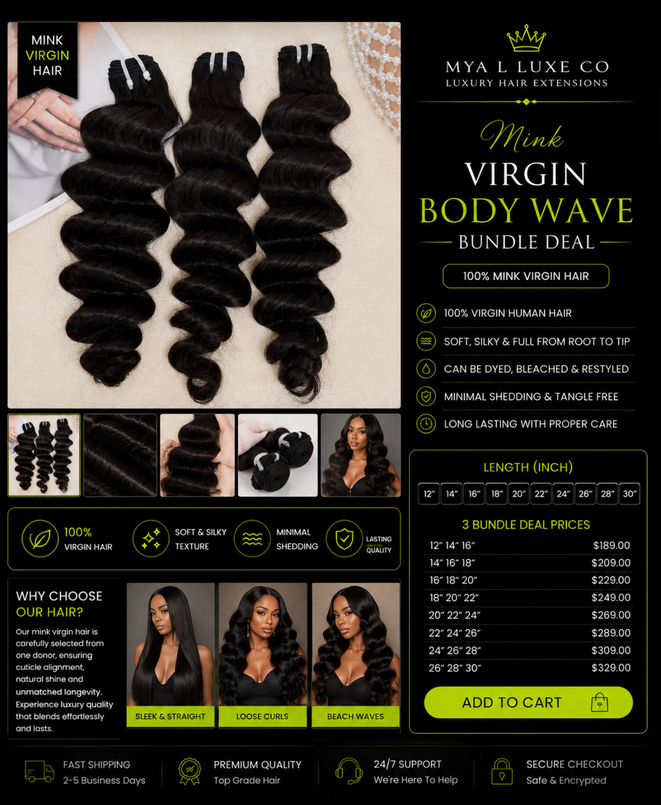 Luxury Mink Virgin Bundle Deals